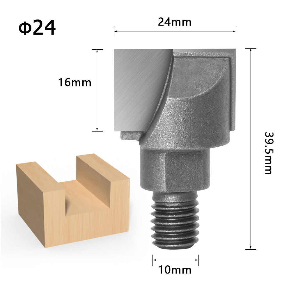 Screw thread screw bottom cleaner