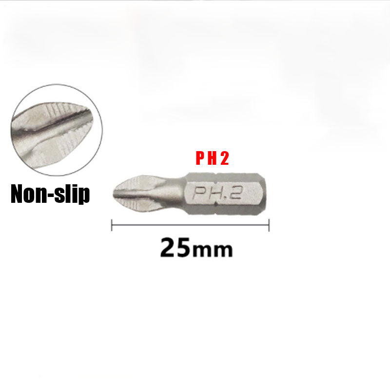 Anti Slip Electric Hex Shank Magnetic Screwdriver Drill Bit Set 6pcs 25mm