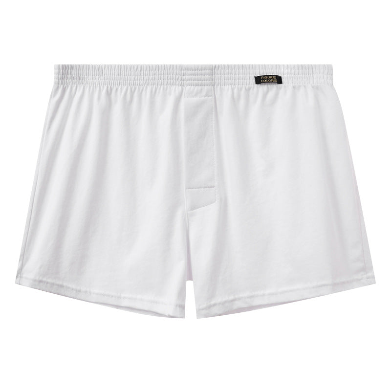 Mid-waist Three-point Loose Plus Size Cotton Boxer Men's Underwear