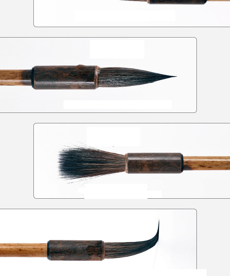 Make Xiang Fei Bamboo Rat Whisk 6 Brush Set