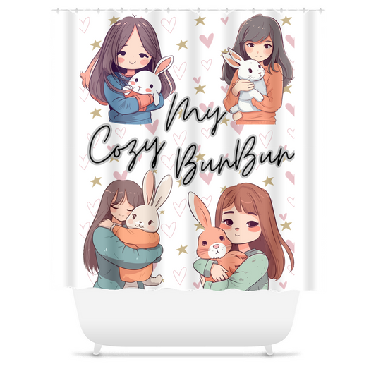 My Cozy BunBun Shower Curtains