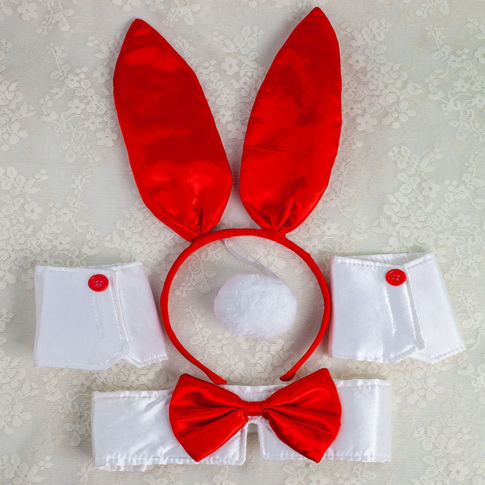Rabbit Headband Suit Plush Three-piece Set
