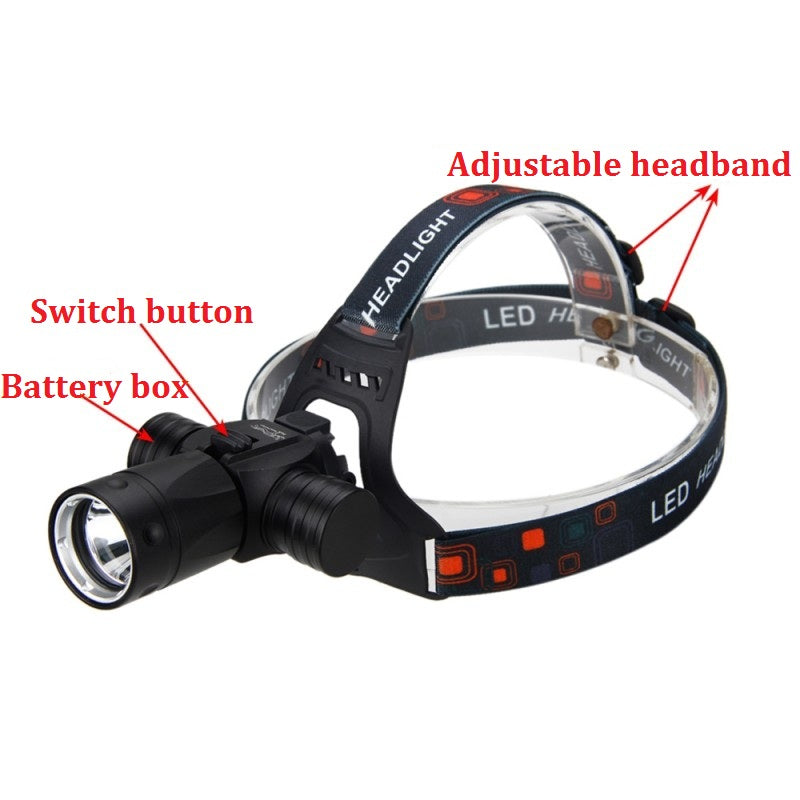 Diving Headlight Head-mounted Underwater Strong Light Charging