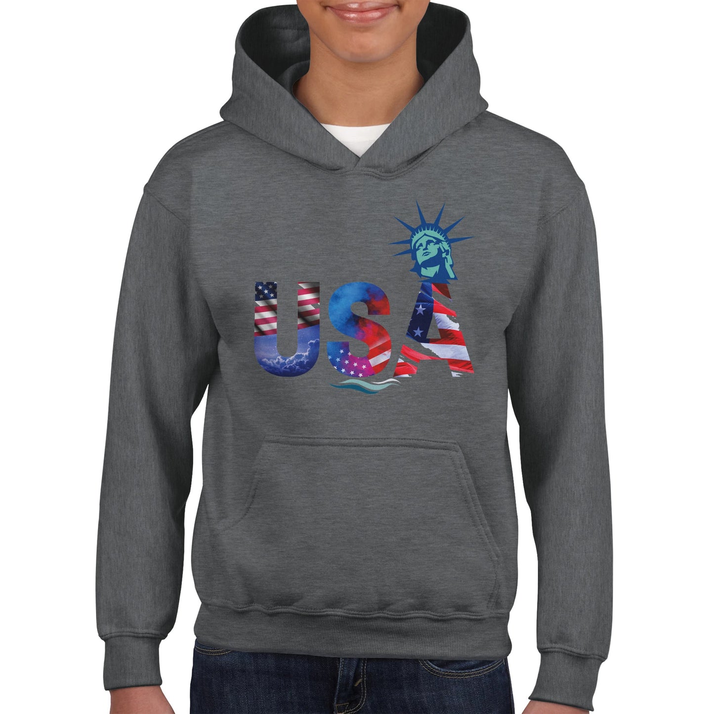 USA Classic Kids Pullover Hoodie