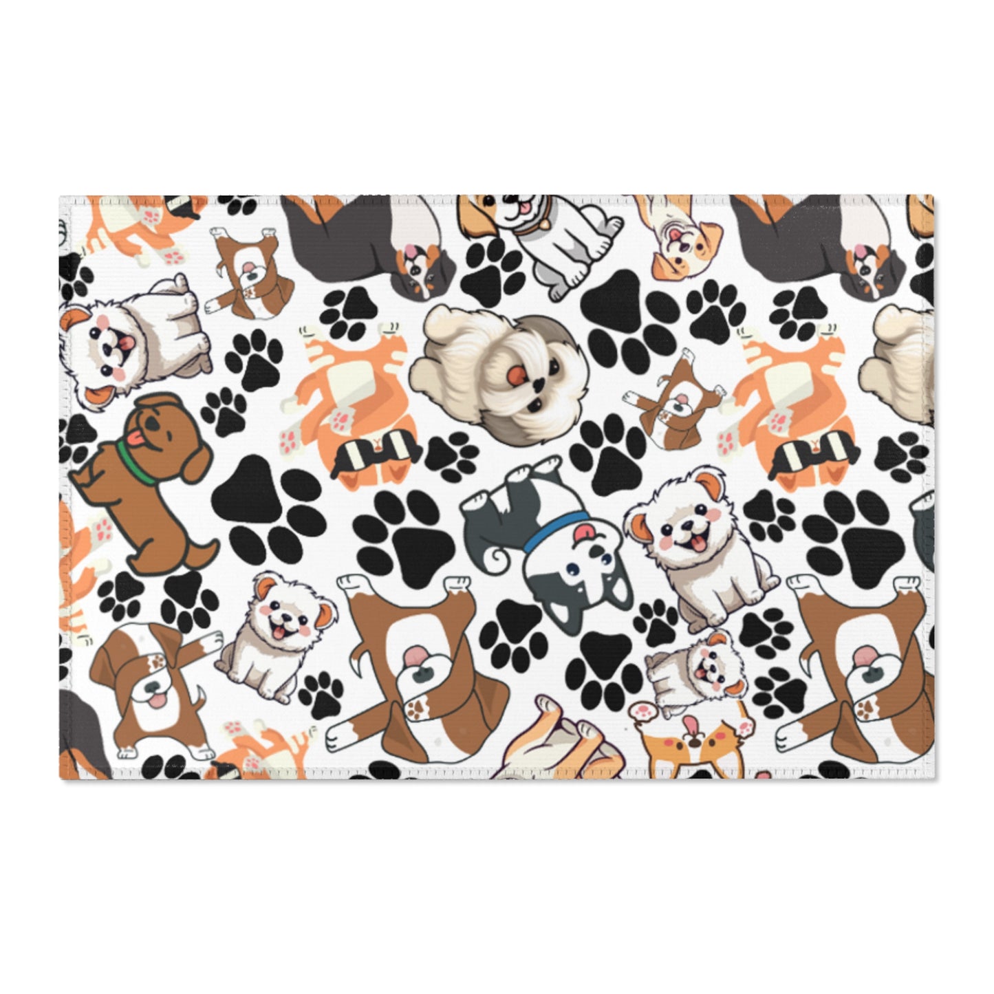 Dog Pattern Area Rugs