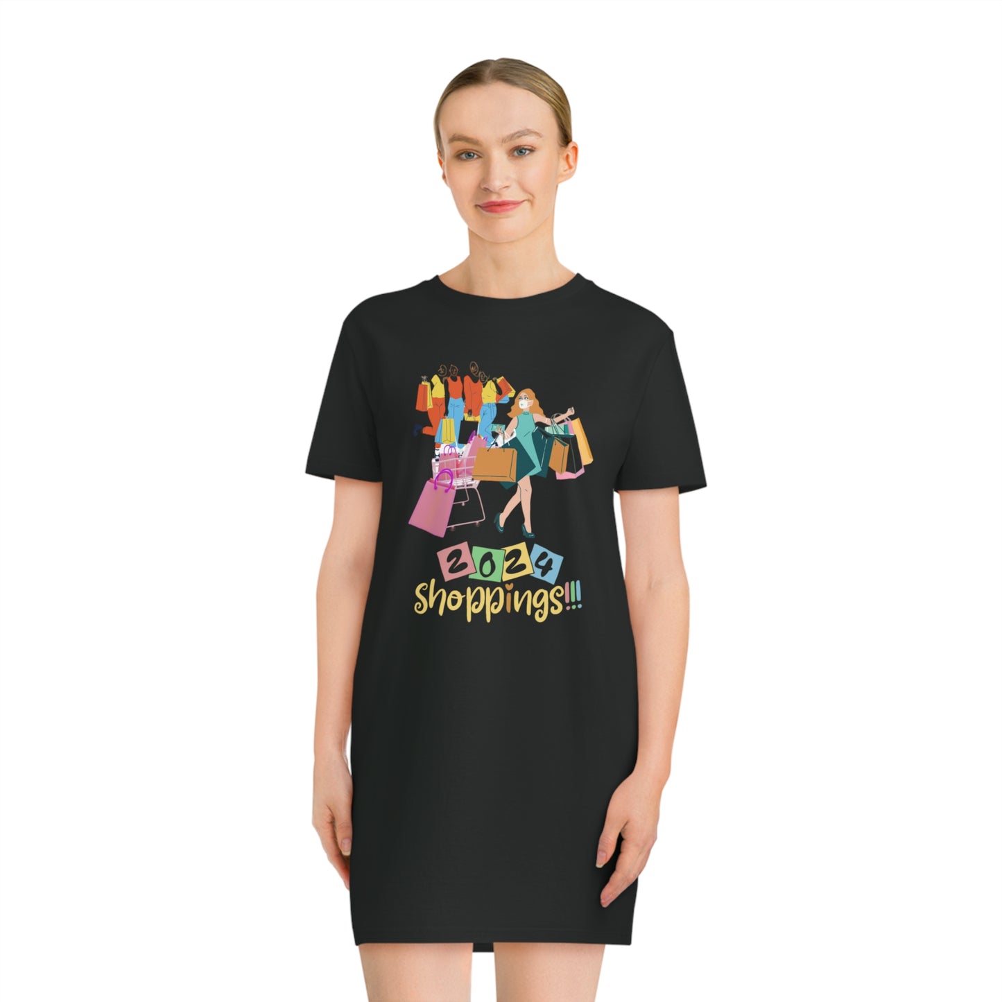 2024 Shoppings Spinner T-Shirt Dress