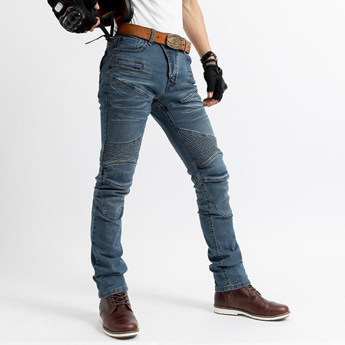 New Protective Gear Denim Cycling Pants