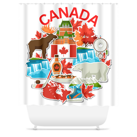Canada Items Shower Curtains
