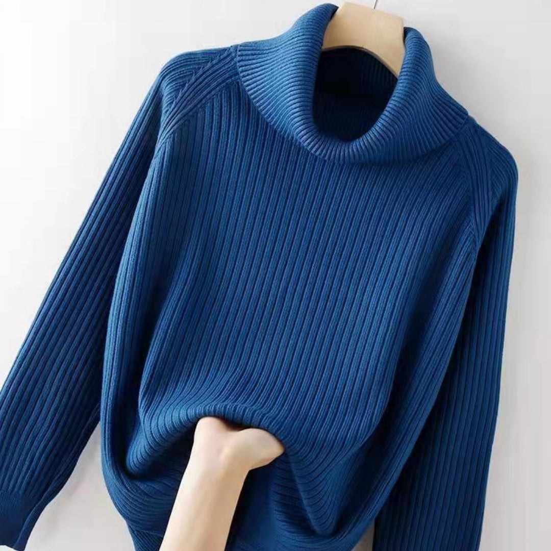 Turtleneck Bottoming Shirt Oversized Knit Sweater