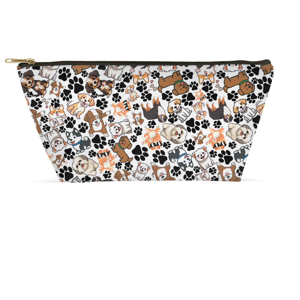 Dog Pattern Accessory Pouches