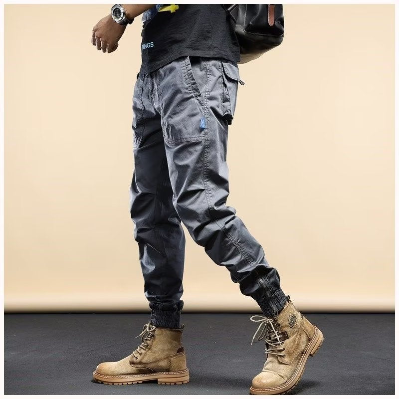 Fashion Loose Casual Loose Ankle-tied Jogger Pants