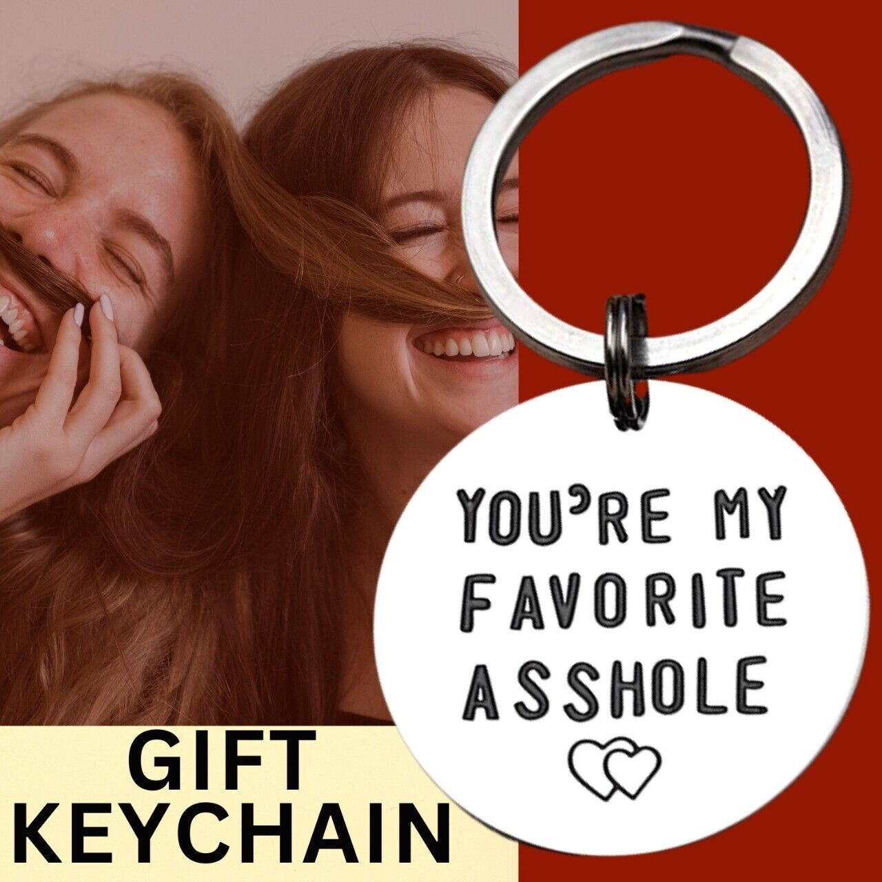 Keychain Novelty Gag Man Gift Valentines Day Funny Gift For Husband Boyfriend