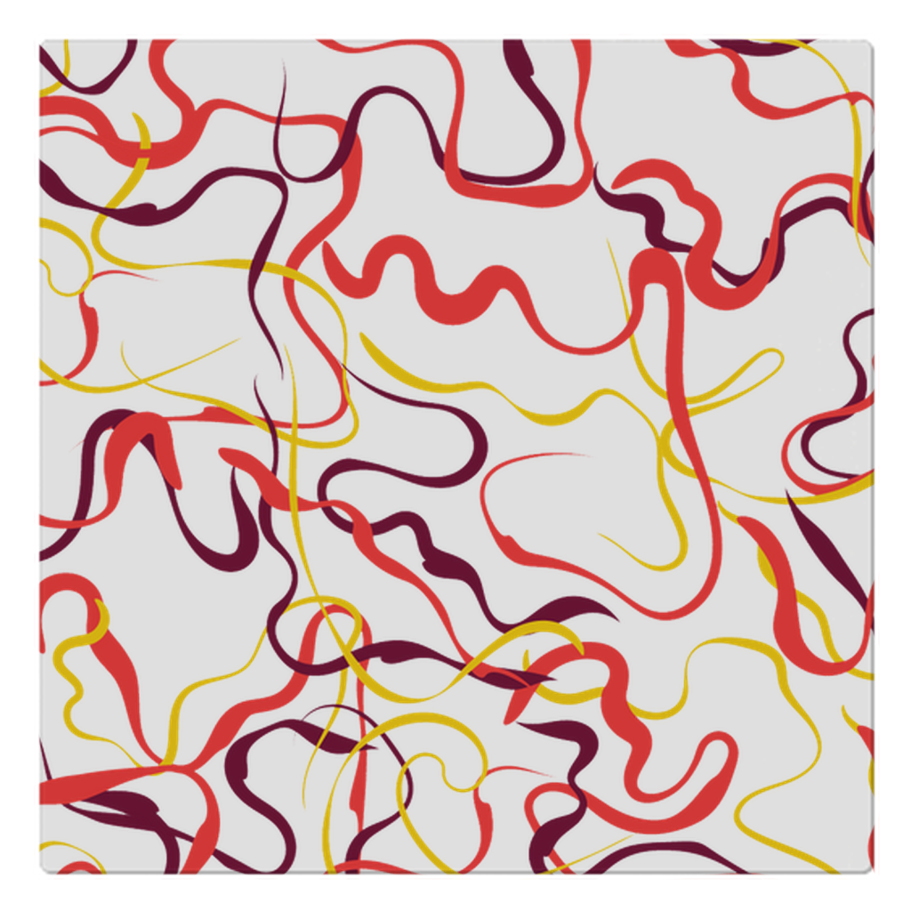 Abstract Line Pattern Cloth Napkins
