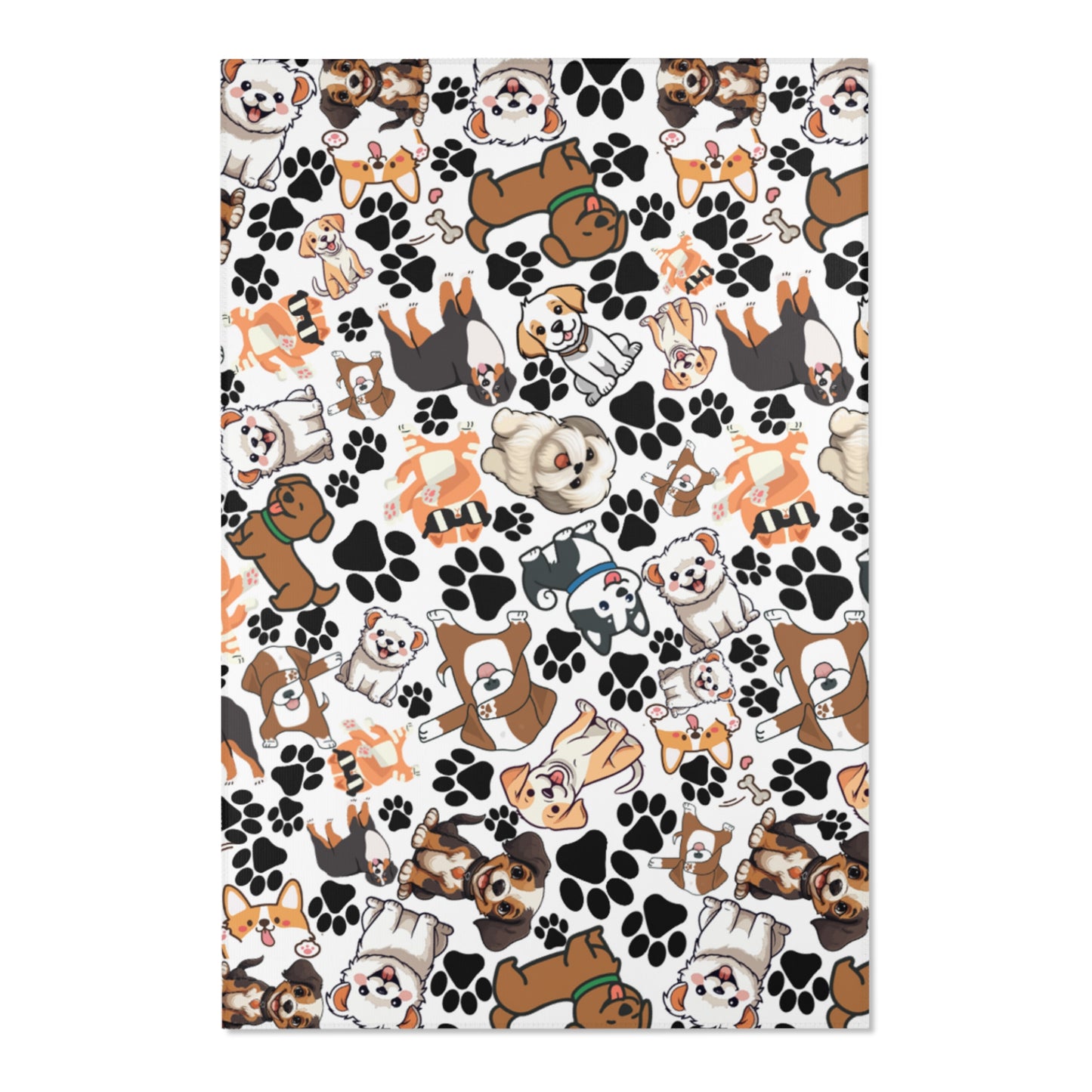 Dog Pattern Area Rugs