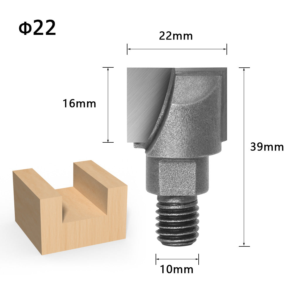 Screw thread screw bottom cleaner