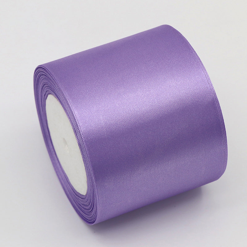 8CM Wide Ribbon Silk Colored Ribbons Wedding Supplies