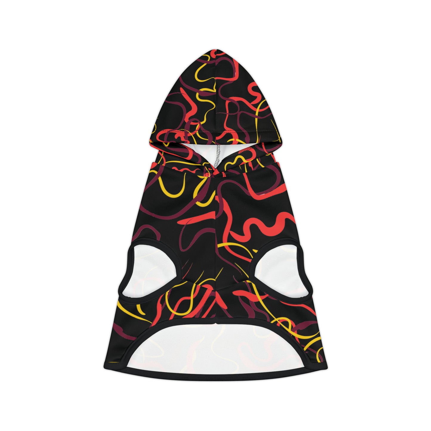 Abstract Line Pattern Pet Hoodie