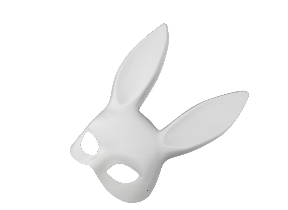 Fashion Black Rabbit Ear Half Face Mask