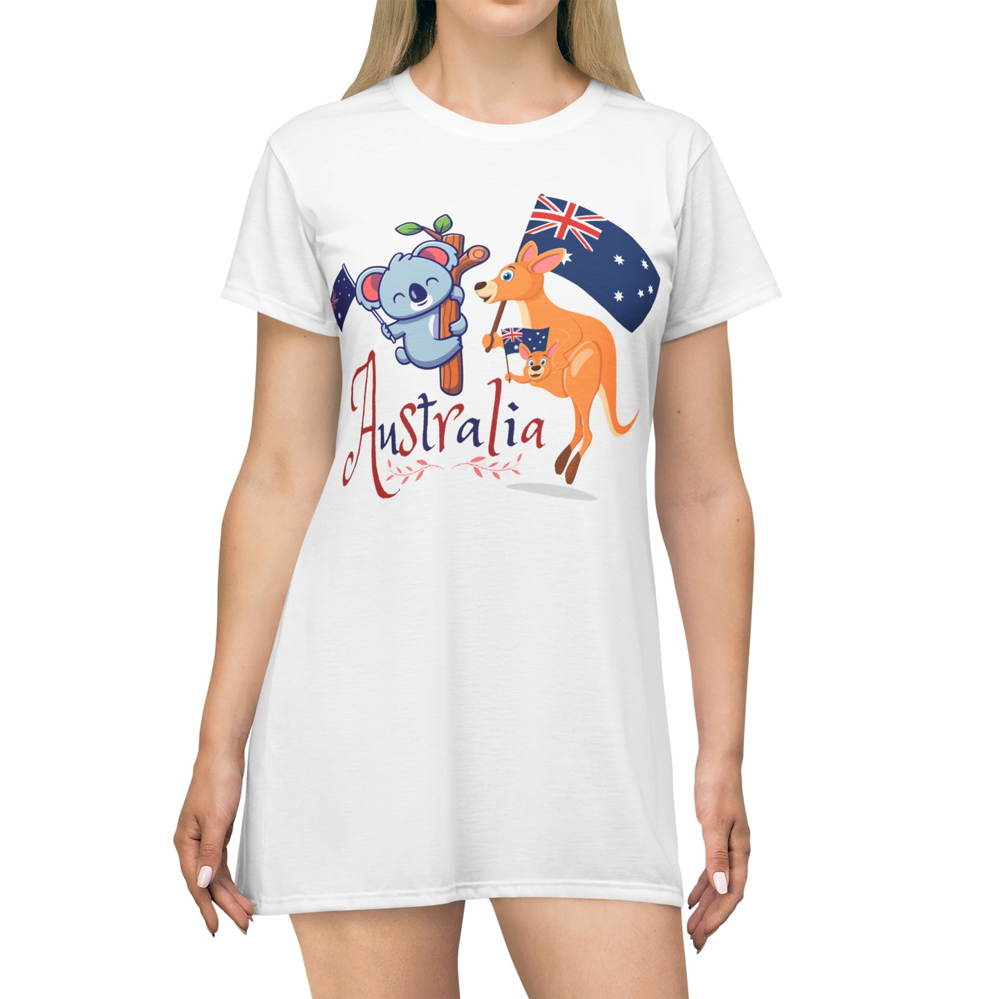 Australia Flag T-Shirt Dress