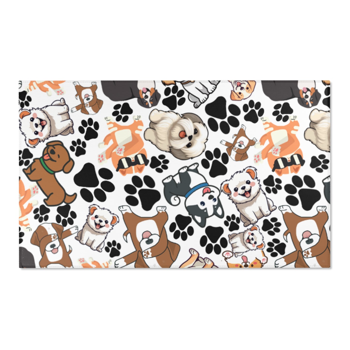 Dog Pattern Area Rugs