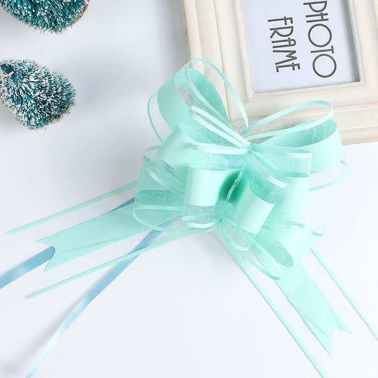 Arrange garland decoration ribbons