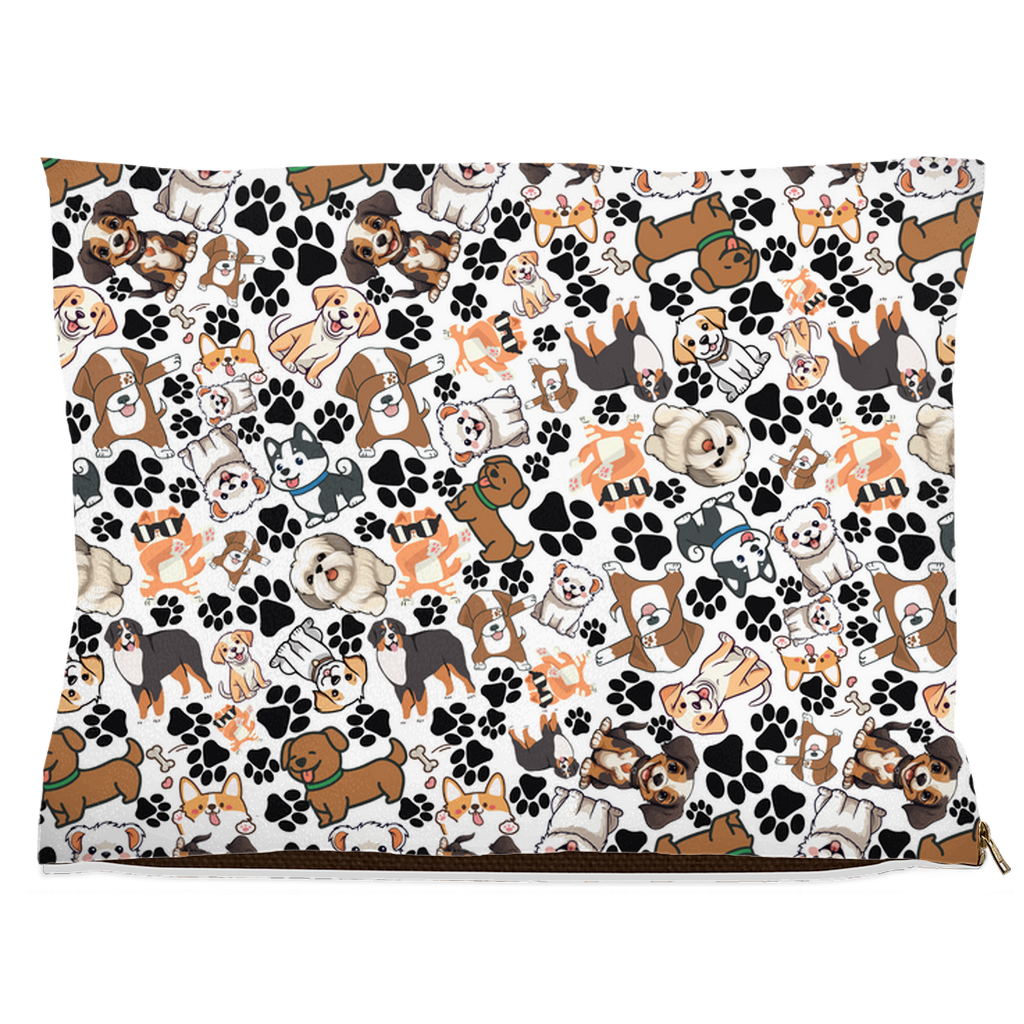 Dog Pattern Bed