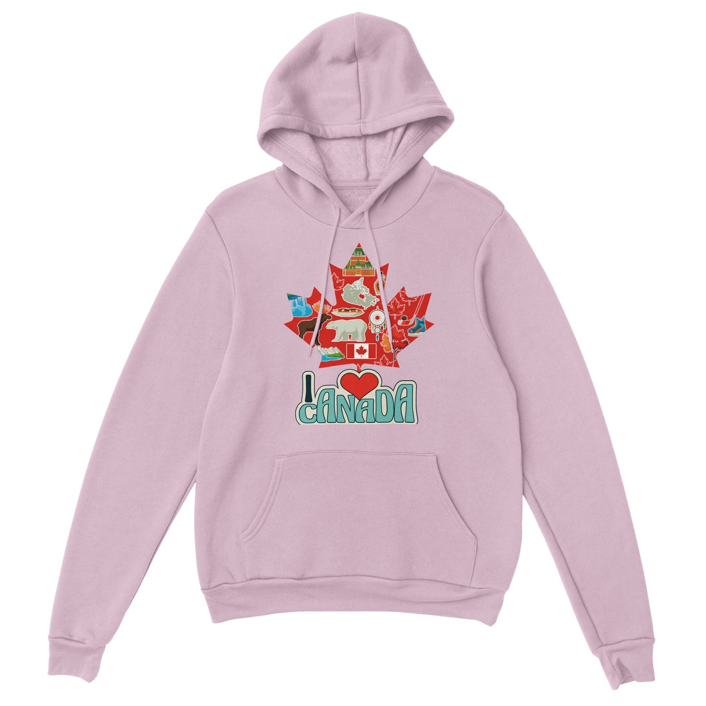 I Love Canada Classic Unisex Pullover Hoodie