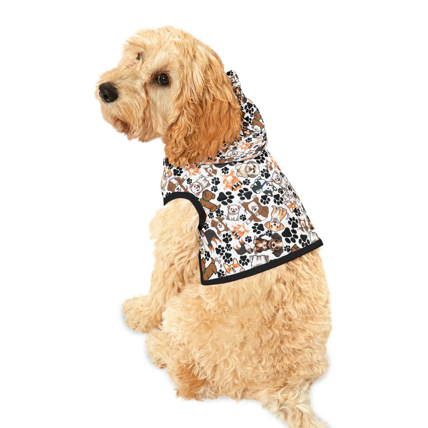 Dog Pattern Pet Hoodie