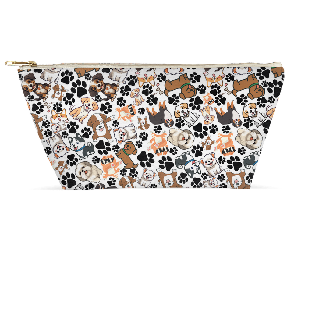 Dog Pattern Accessory Pouches