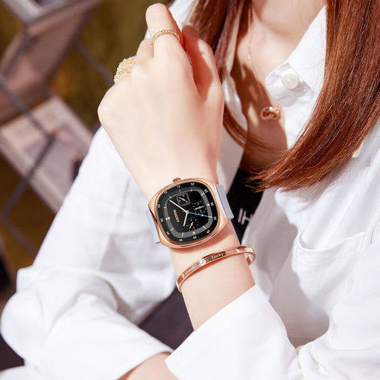 Women's Fashion Anti-square Quartz Watch