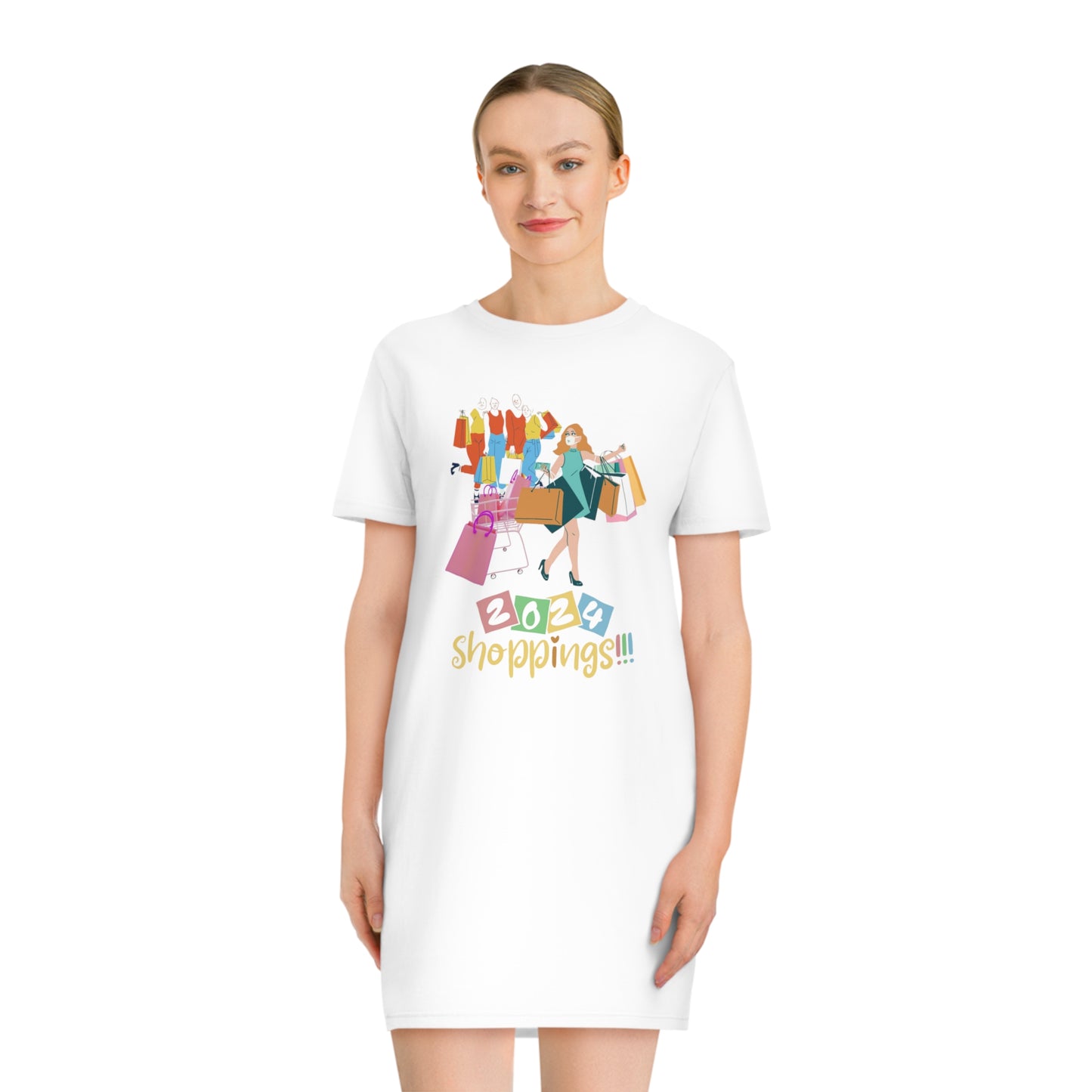 2024 Shoppings Spinner T-Shirt Dress