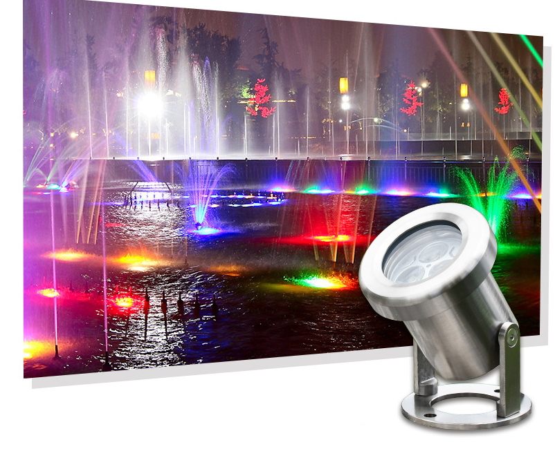 LED underwater spotlights