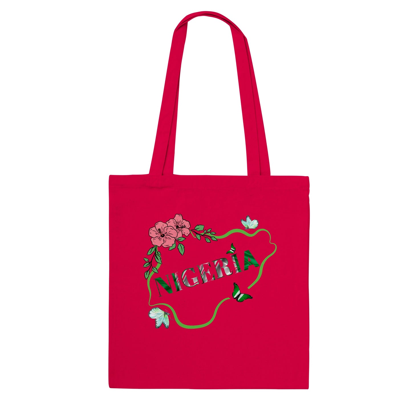 Nigeria Butterfly Classic Tote Bag