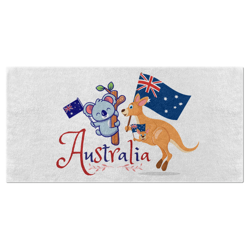 Australia Flag Bath Towels