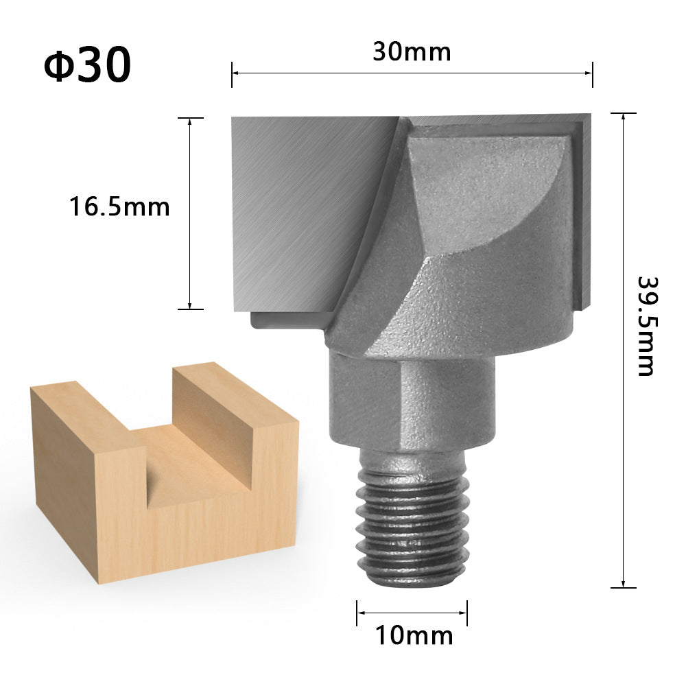 Screw thread screw bottom cleaner