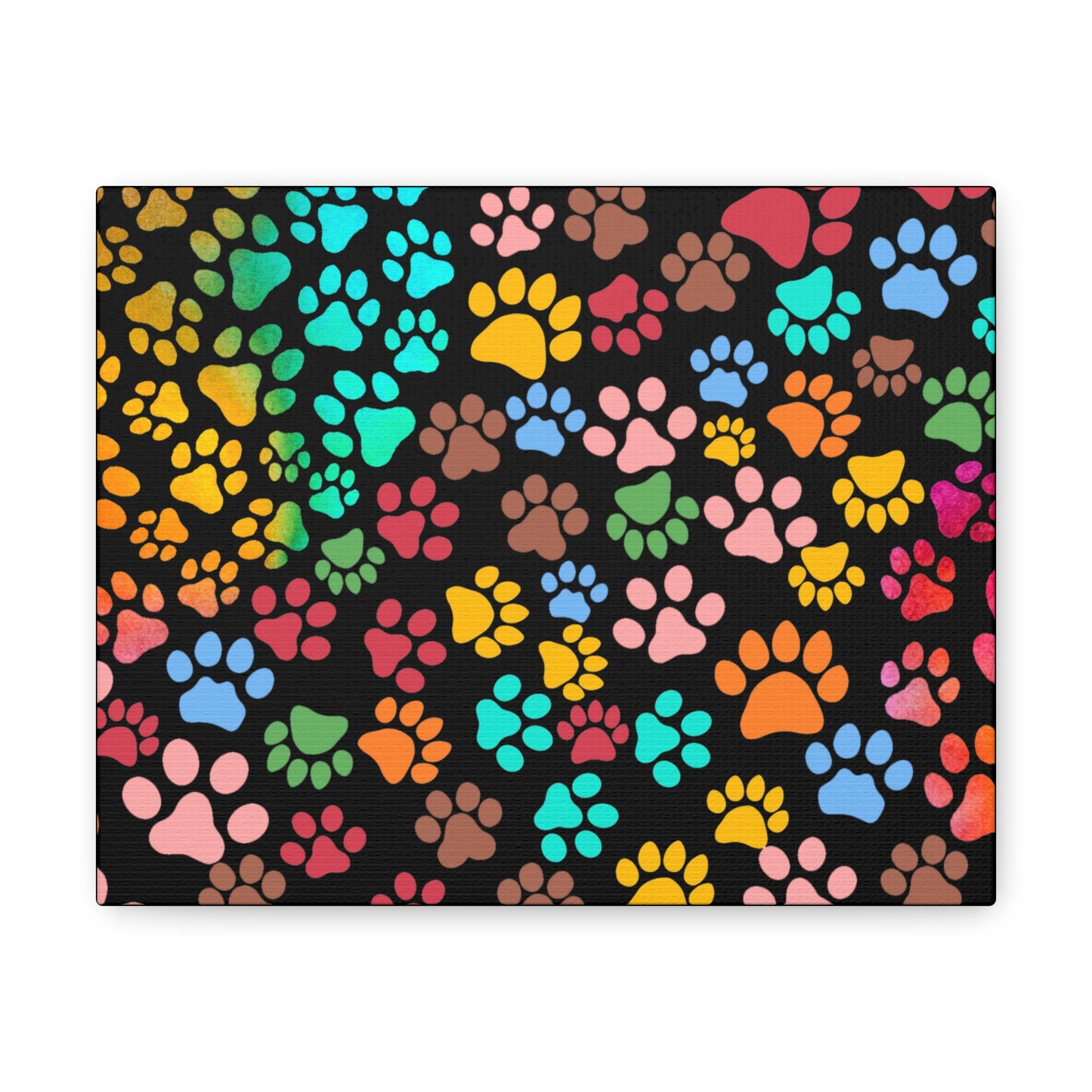 Paws Pattern Canvas Gallery Wraps