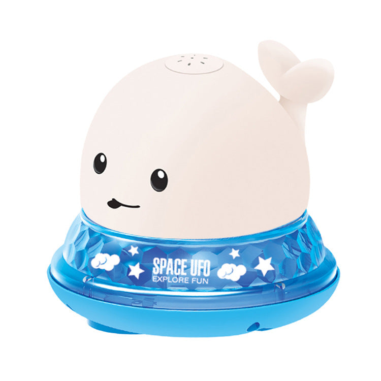 New Baby Bathroom Bath Electric Induction Whale Spray Small Toy