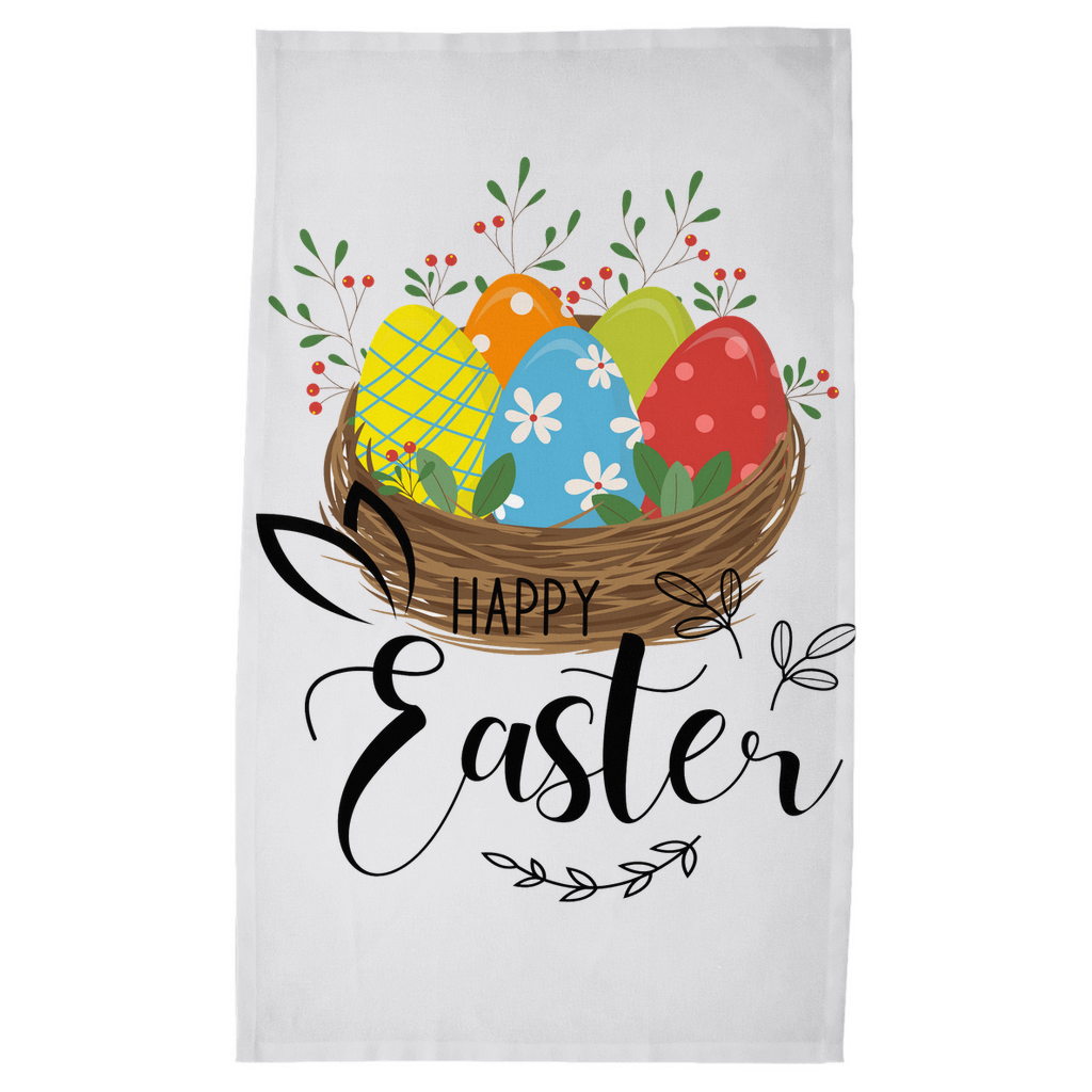 Easter Egg basket Tea Towels