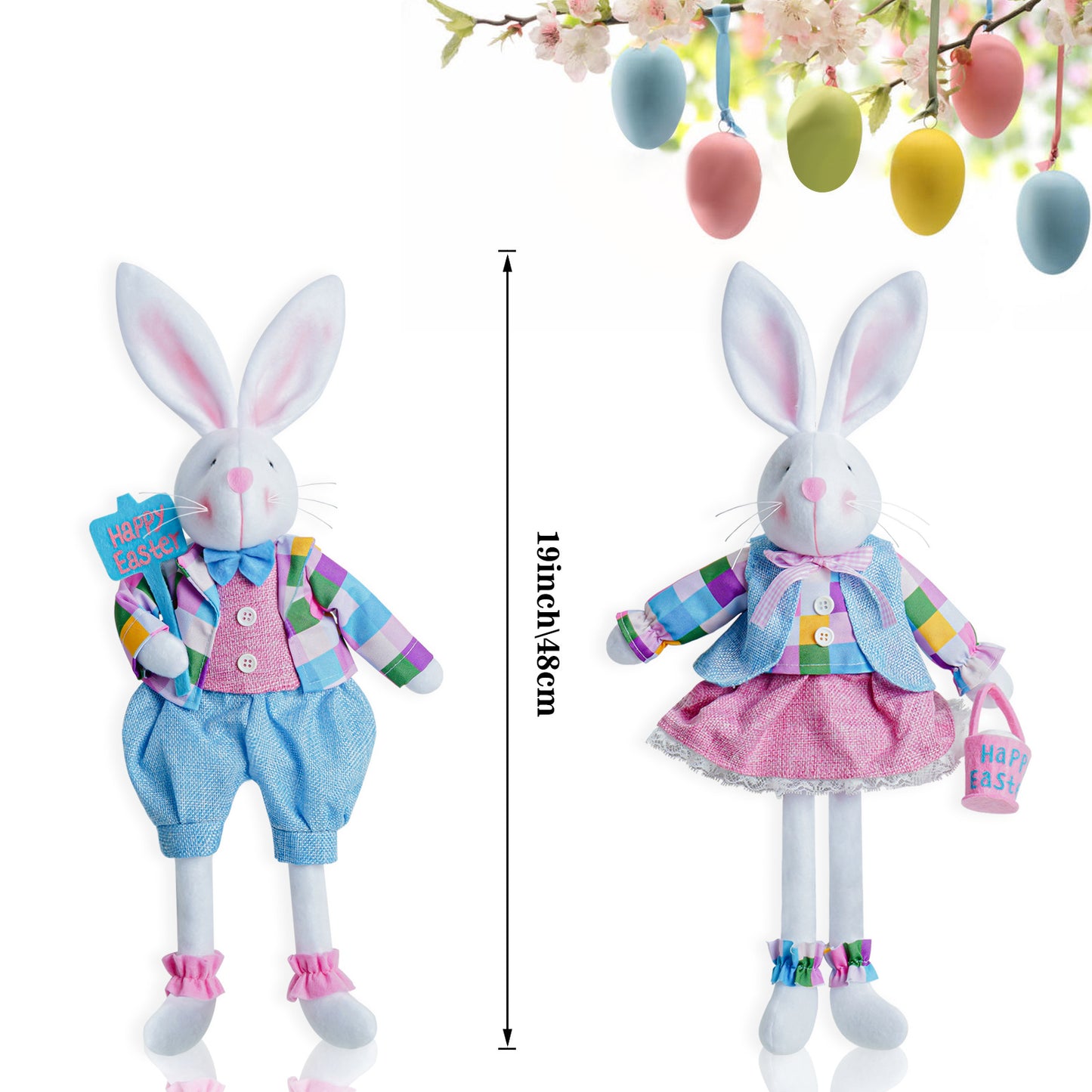 Easter Bunny Doll Easter Party Ornaments