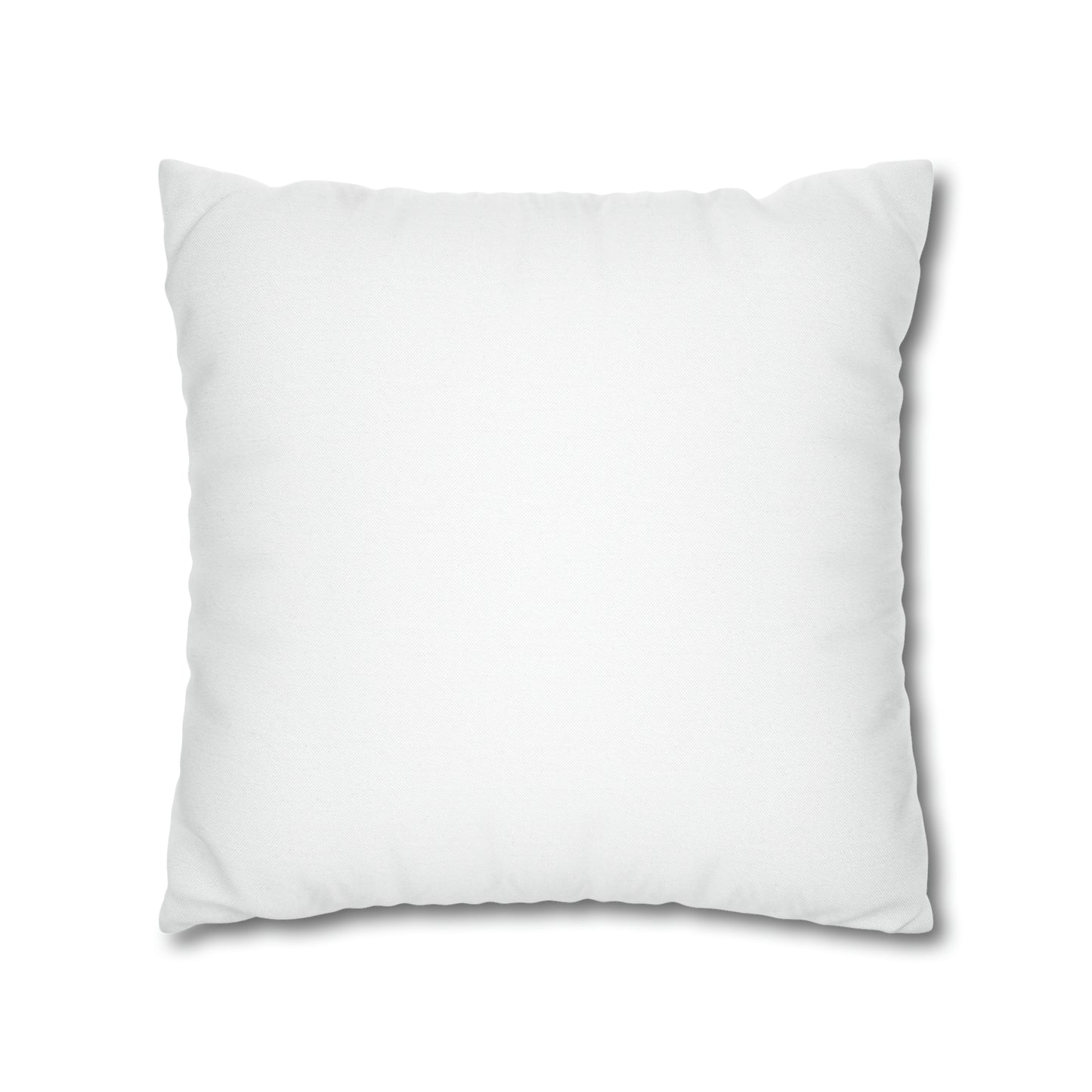 Let It Snow Spun Polyester Square Pillow Case