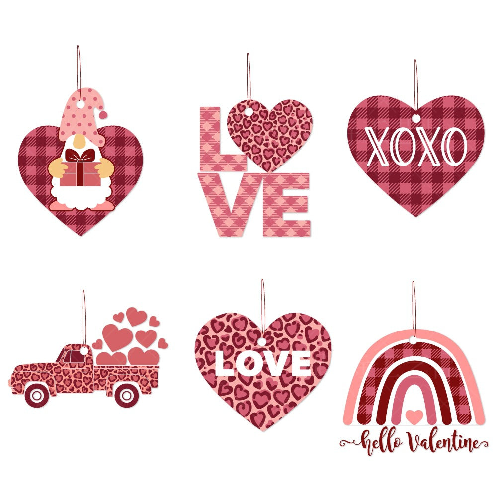 Valentine's Day Decoration Paper Ornaments
