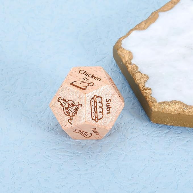 2024 Valentine's Day Date Food Decision Dice