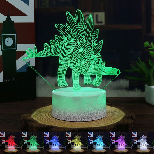 Dinosaur series colorful 3D night lights