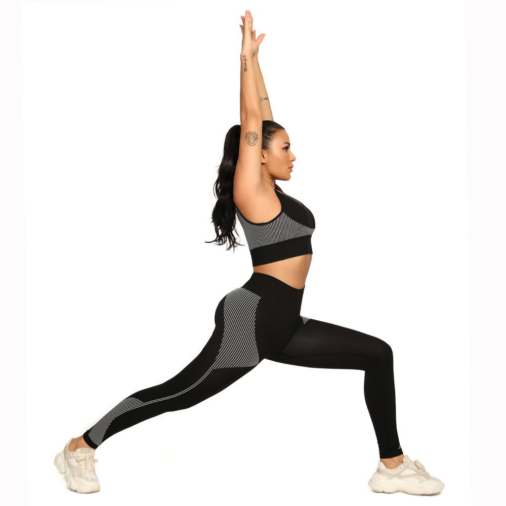 Yoga Set 2 Piece Women Tracksuit Fitness Suit Bra