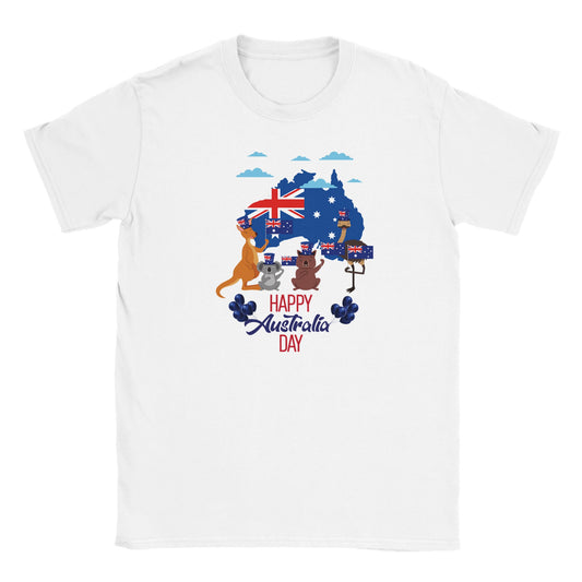 Australia Day Classic Kids Crewneck T-shirt
