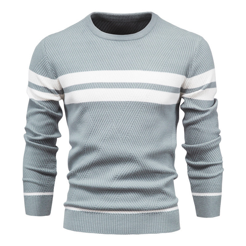 Fashion Casual Striped Men's Sweater