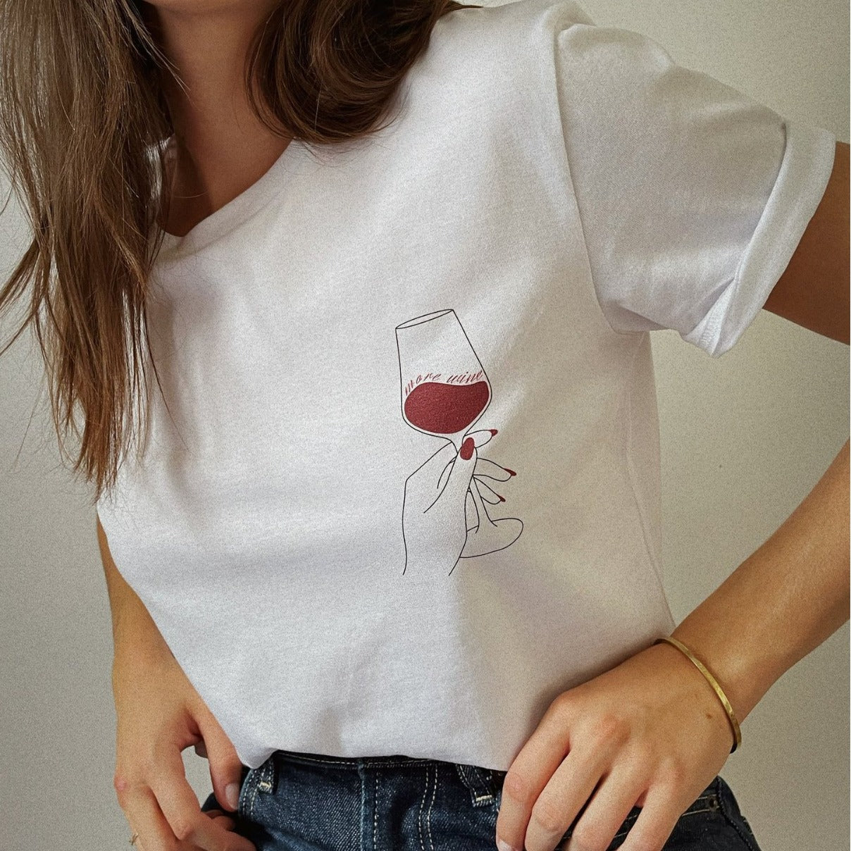 Loose Cotton Fashion Printed Short-sleeved T-shirt Women's Design Round Neck Top Fashion
