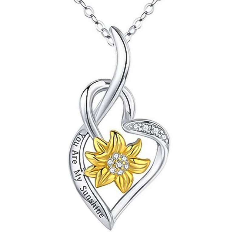 Sunflower Heart-shaped SmalPendant