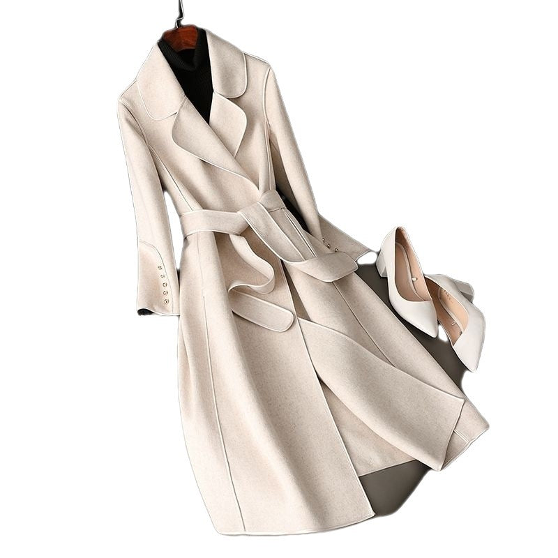 Women's Fashionable High-end Woolen Coat