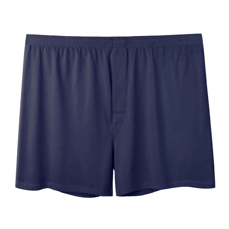 Men's Plus Size High Waist Pure Cotton Loose Shorts